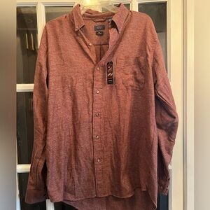 NWT-Men’s Arrow Button Down Flannel Shirt